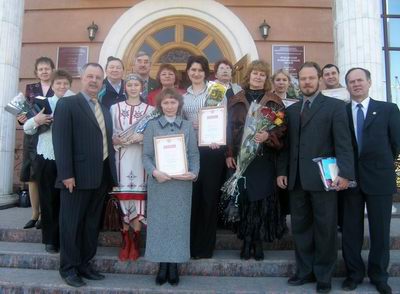 церемония награждения победителей конкурса «Литературная Чувашия: книга года 2005»